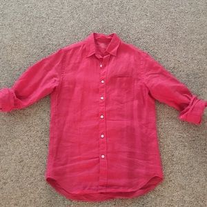 J. Crew Baird McNutt Irish Linen Shirt