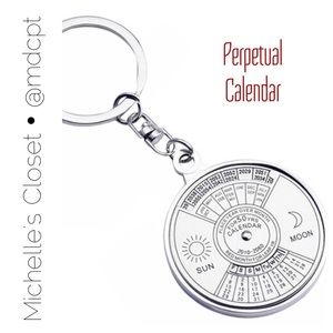 Perpetual Calendar Keychain