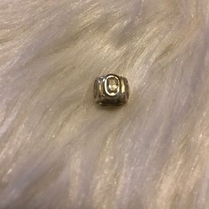 White Stone Pandora Charm