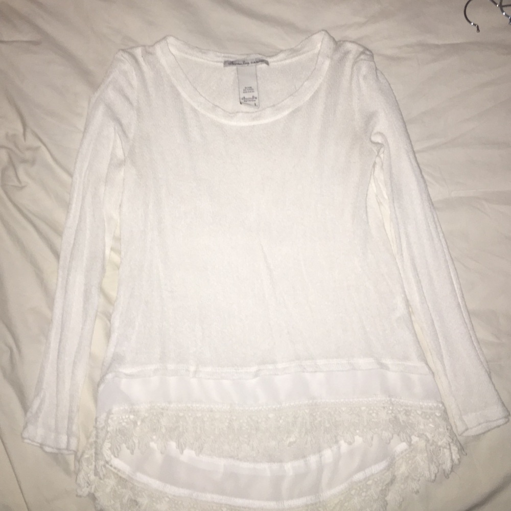 White sweater