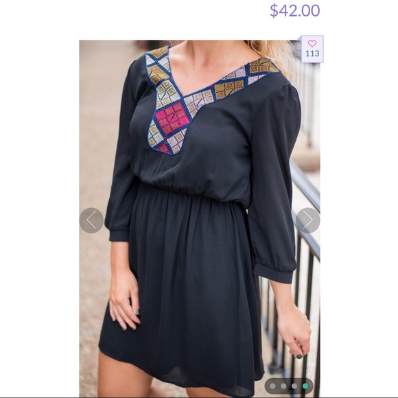 Red Dress Boutique Dresses & Skirts - Black boutique dress