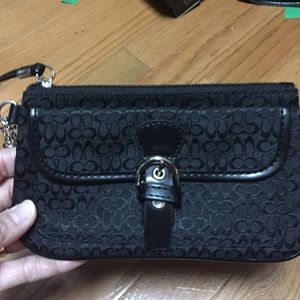 Like new Coach wristlet!  CHEAP!