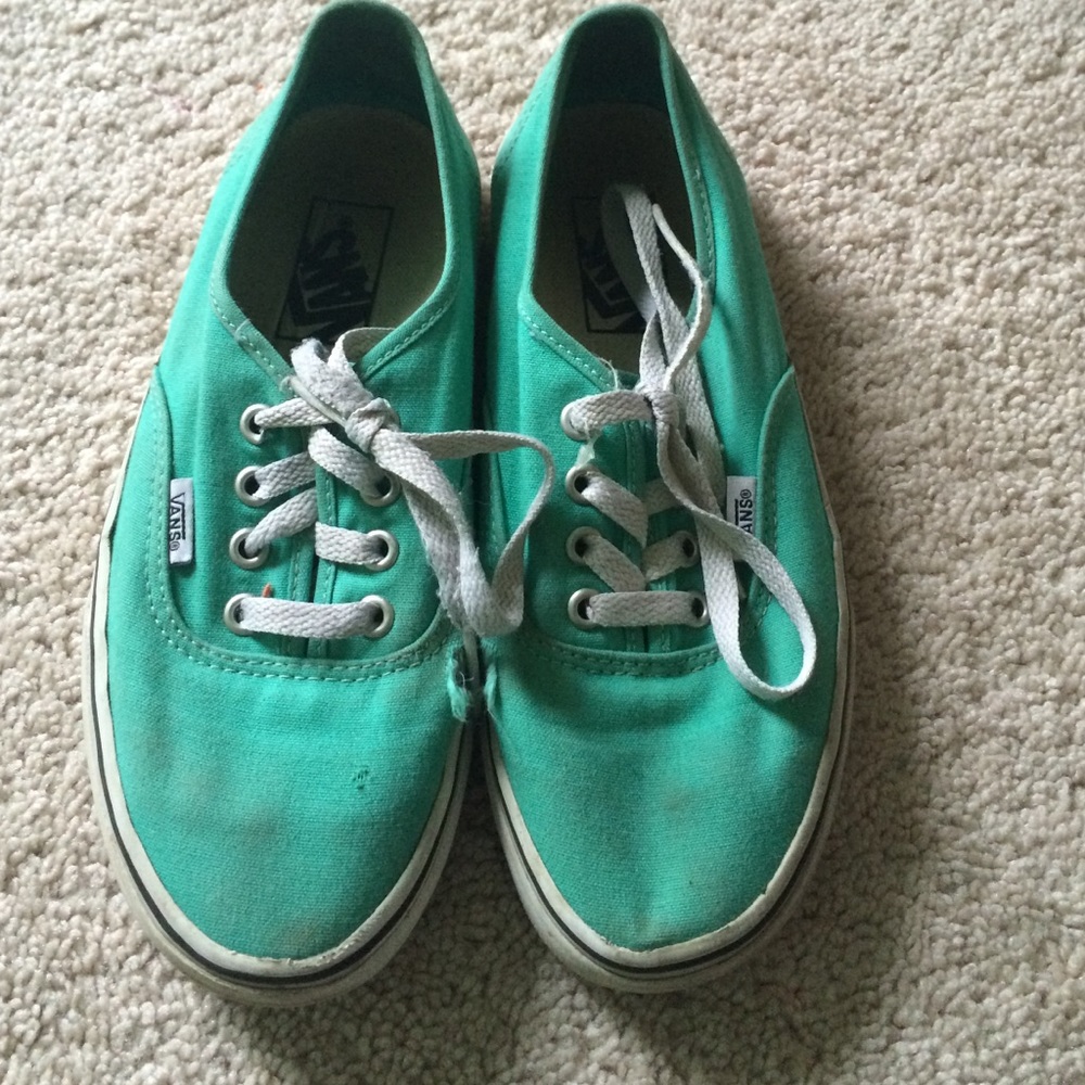 Mint green vans
