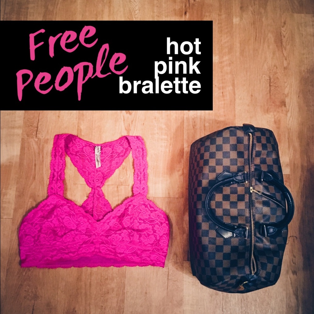 ⚡️FLASH SALE⚡️ Free People Hot Pink Bralette