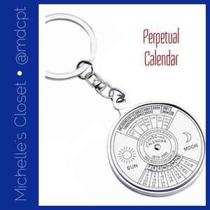 Unique 50 year calendar keychain