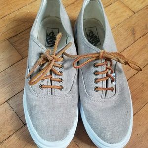 Light brown vans