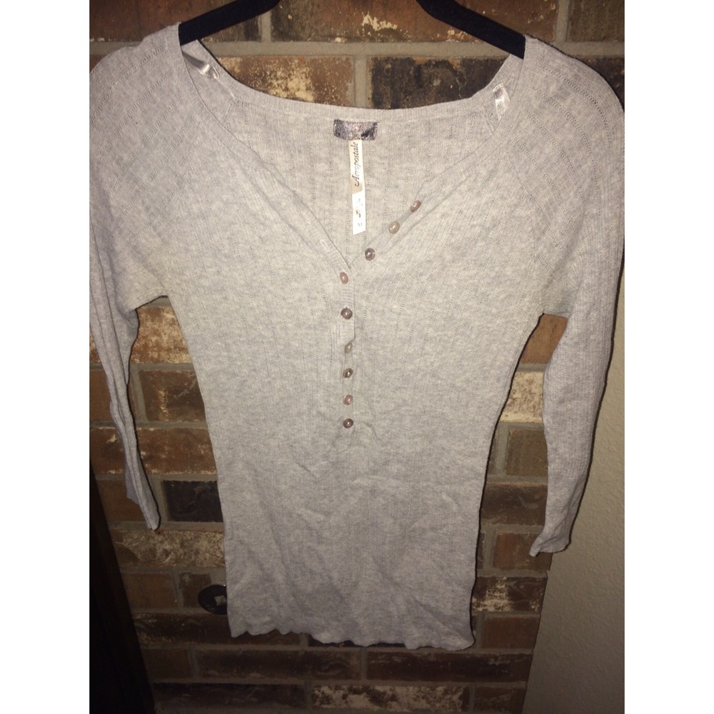 Gray Henley from Aeropostale