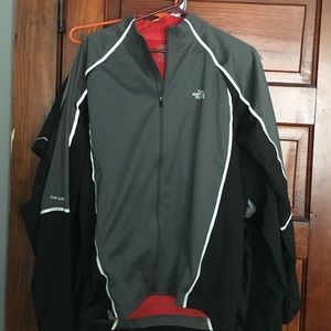 North face zip up jacket