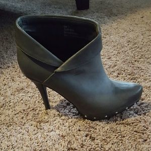 Grey studded booties!