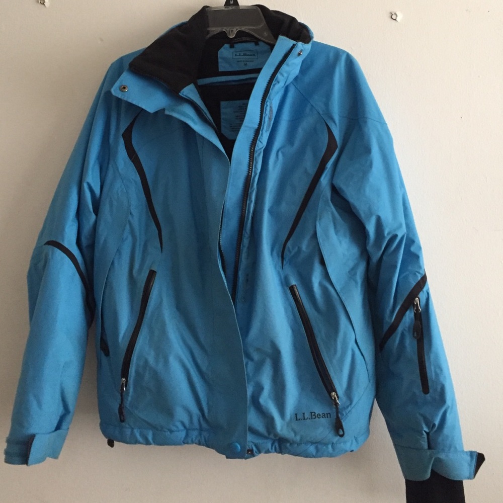 Blue snowboarding jacket