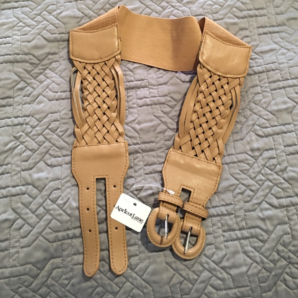 NWT Apricot Lane Tan Belt