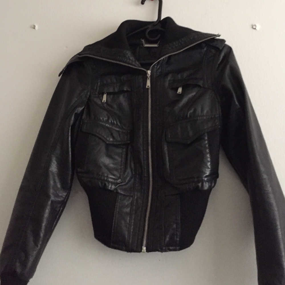 Leather jacket