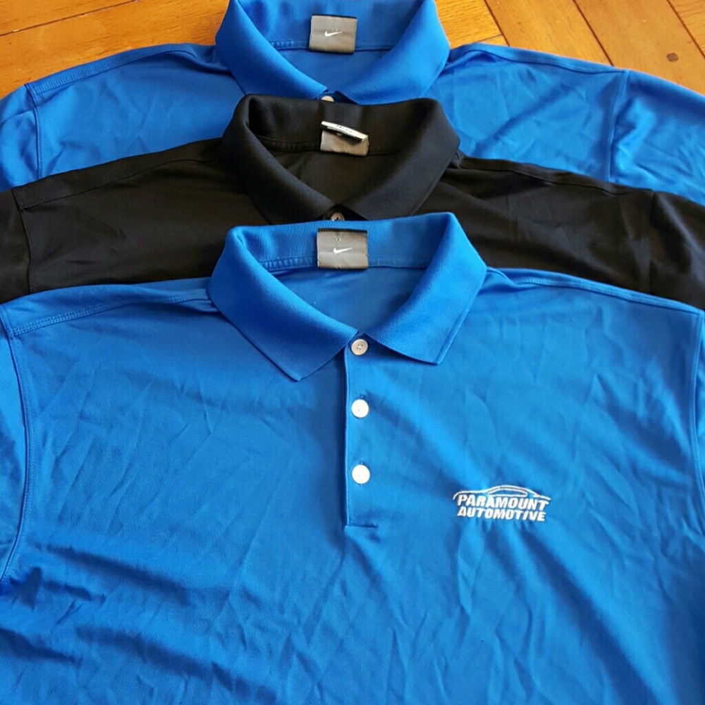 Nike dry fit golf shirts - selling all three