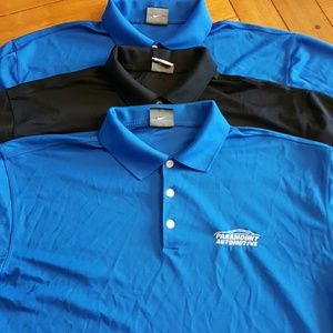 Nike dry fit golf shirts - selling all three