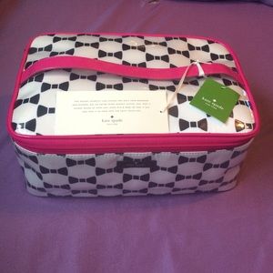kate spade whitehall court large make-up bag