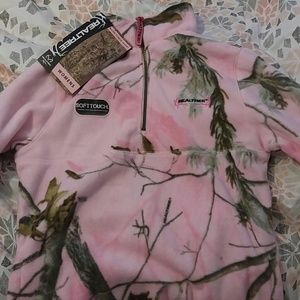Real tree woman's fleece jacket