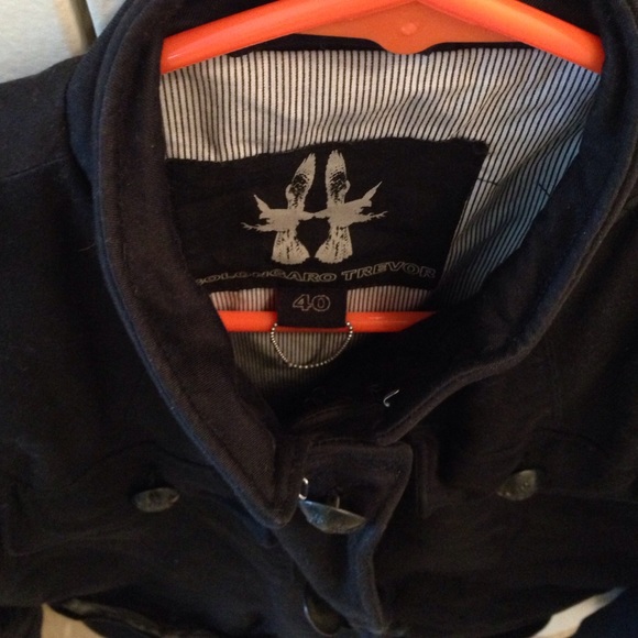 Awesome military  pea coat like jacket - Picture 2 of 4