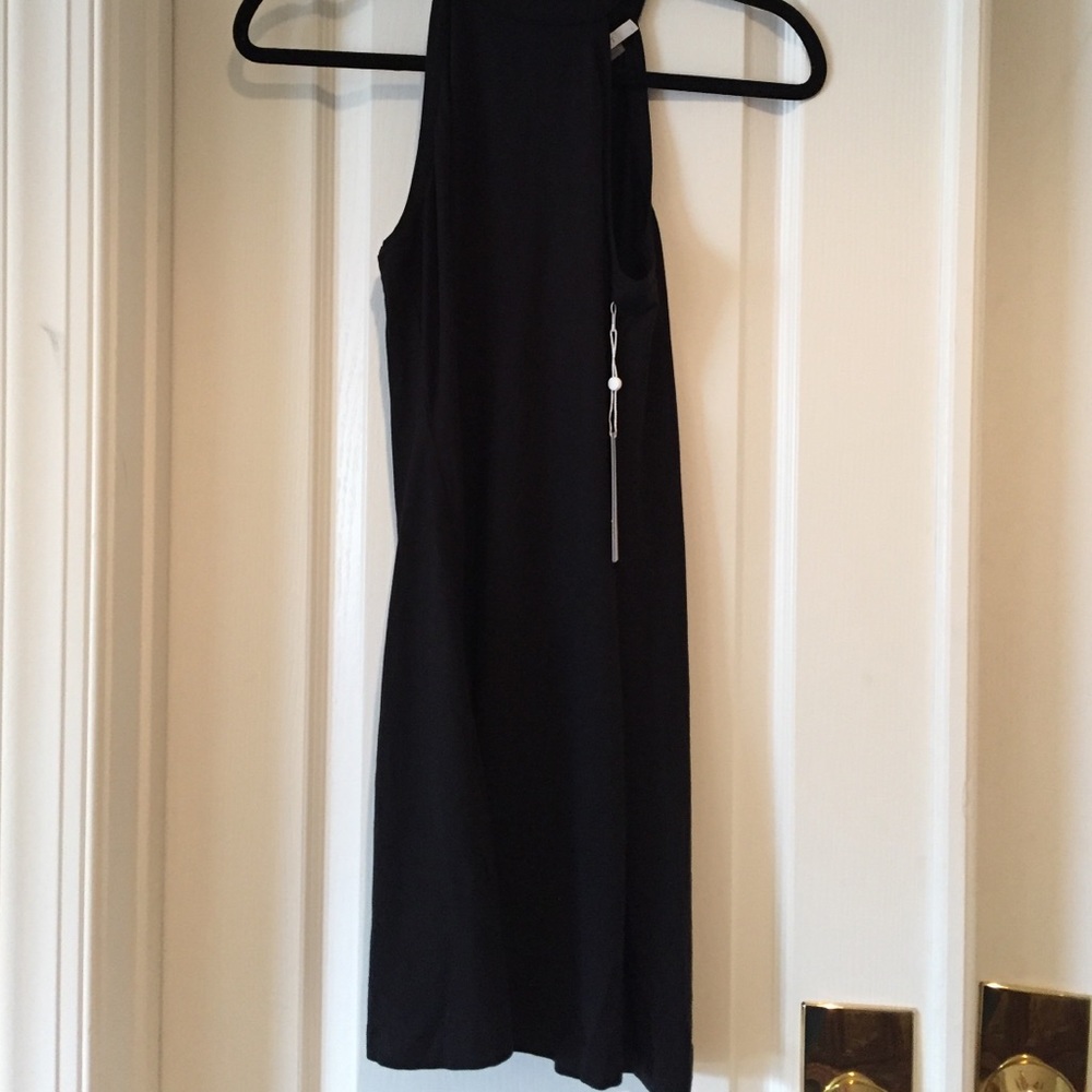 Tart black halter mini dress, small