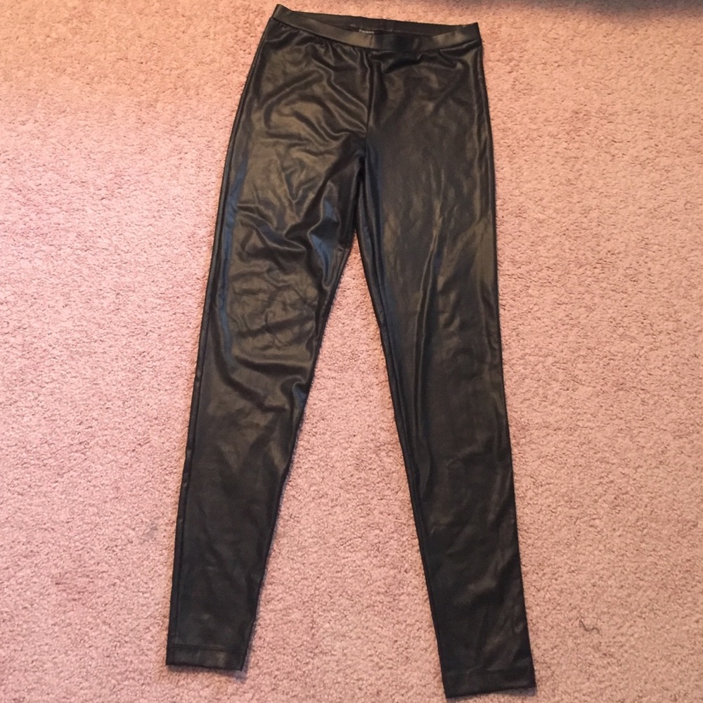 Forever 21 faux leather leggings