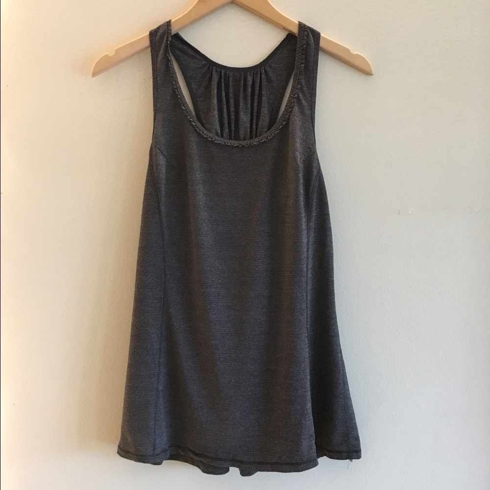 Lululemon racerback grey top!