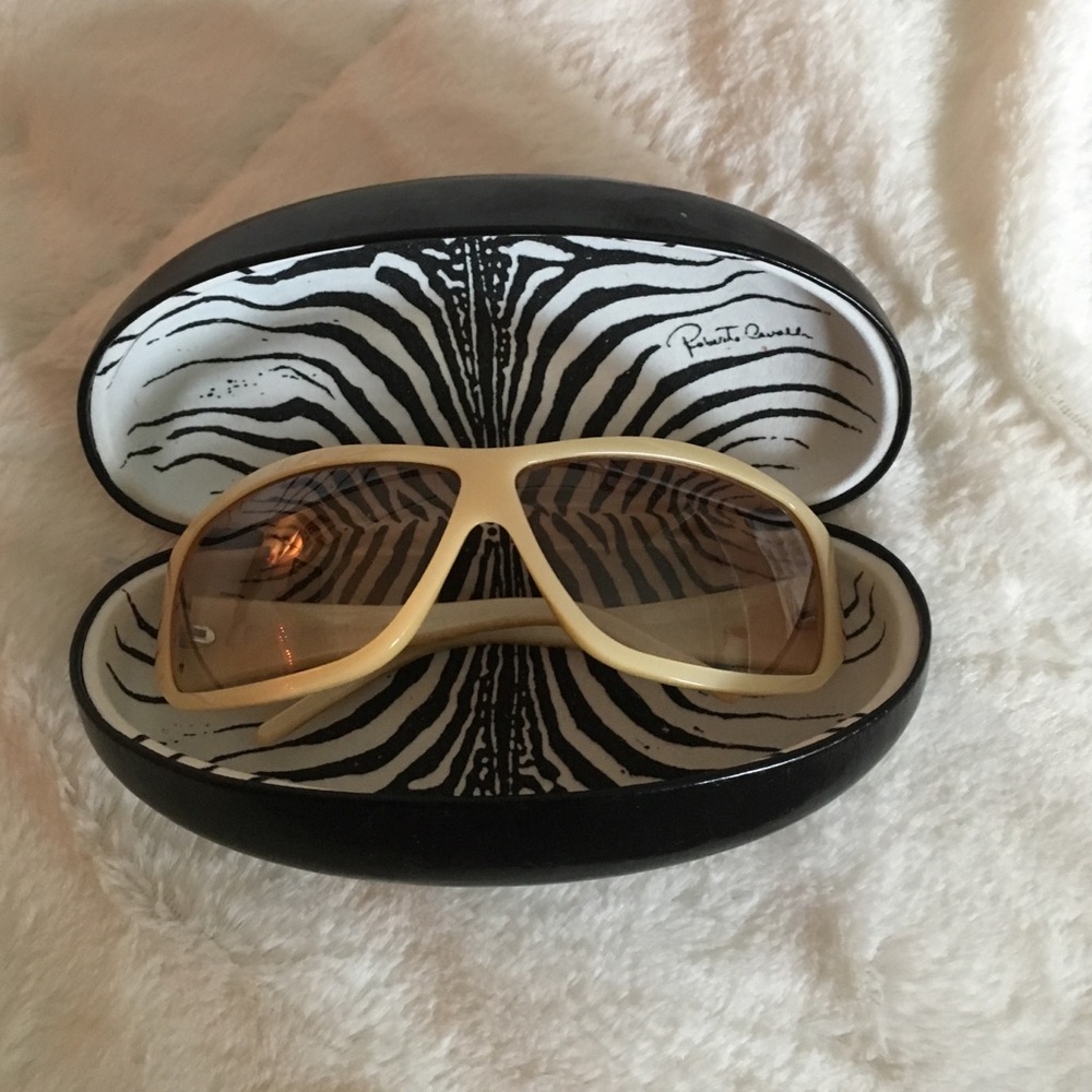 Cream Roberto Cavalli sunglasses