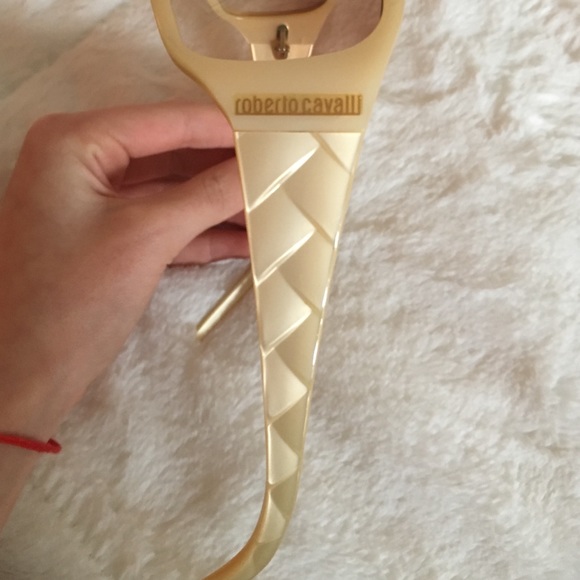 Cream Roberto Cavalli sunglasses - Picture 2 of 5