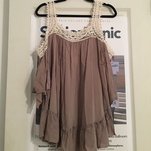 Off the shoulder top, still has tags