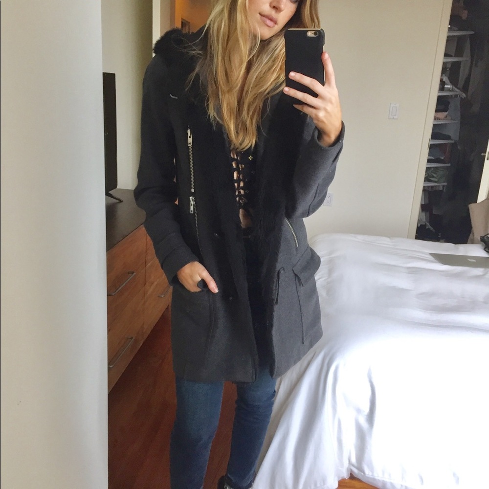 The Kooples Wool/Cashmere Coat sz 34