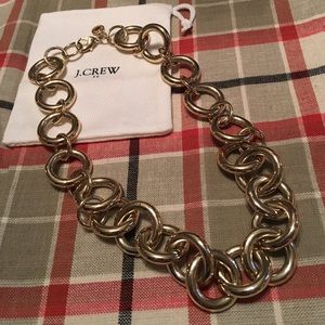 J. Crew gold circles necklace