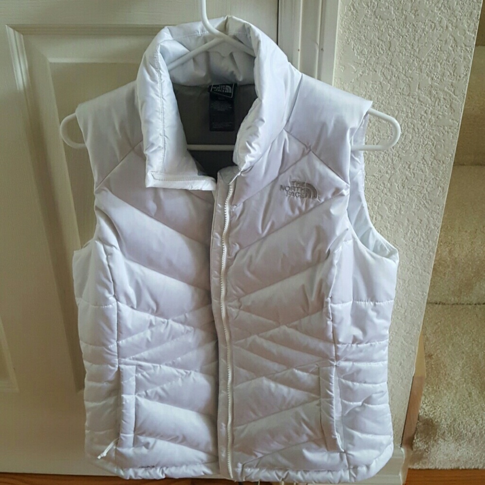 North Face Aconcagua white 550 vest medium
