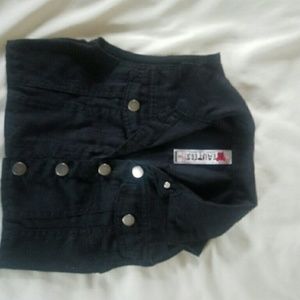 Girls cropped vest and shirt bundle
