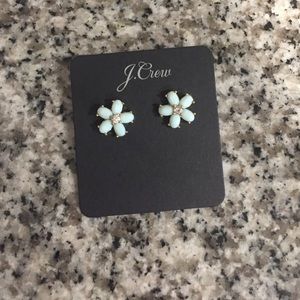 J crew flower stud earring