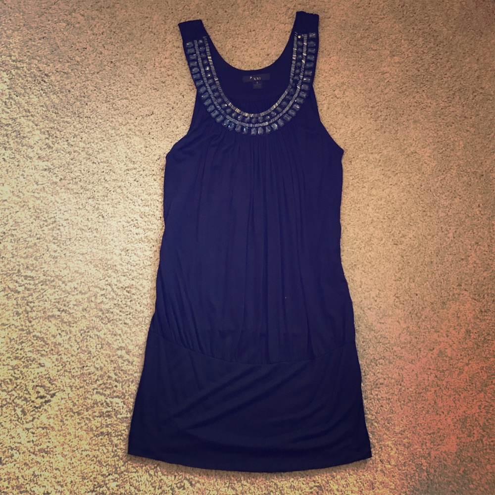 Drop waist tank dress