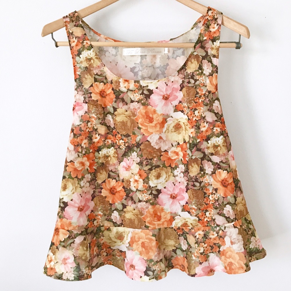 Asos Floral Swingy Tank