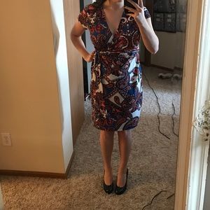 George printed dress