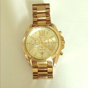 Michael Kors Oversize Bradshaw Gold-tone watch