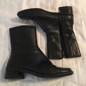 Black Leather Boots
