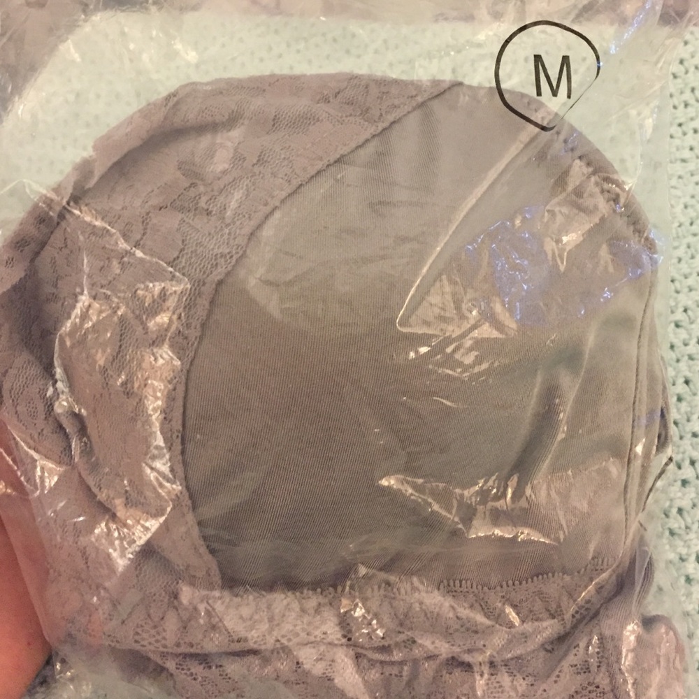 Brand new sealed.Grey size Med. bralette no wires