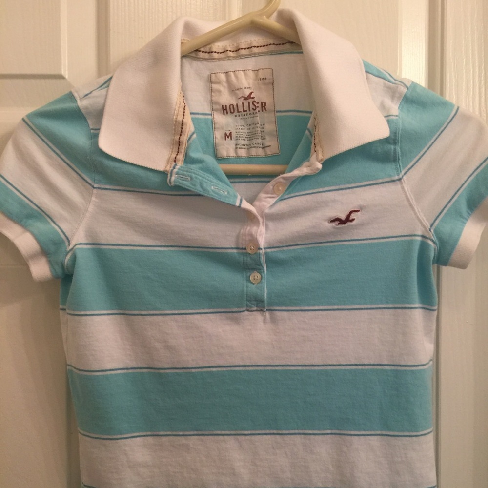 Hollister polo juniors sz M fitted