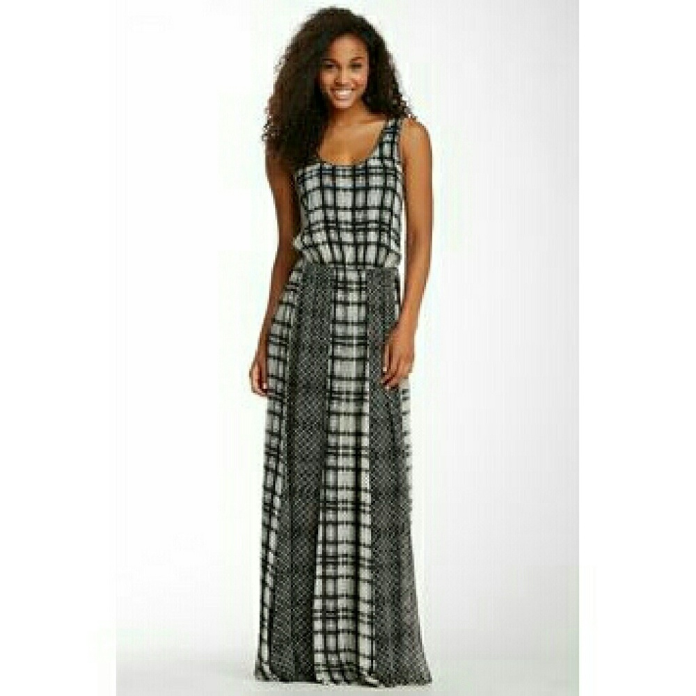 Ella Moss Silk Printed Maxi Dress