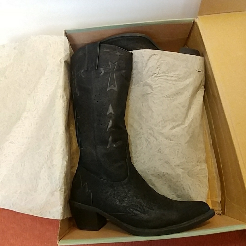 Womens Roper Rock Star Cowboy Boots