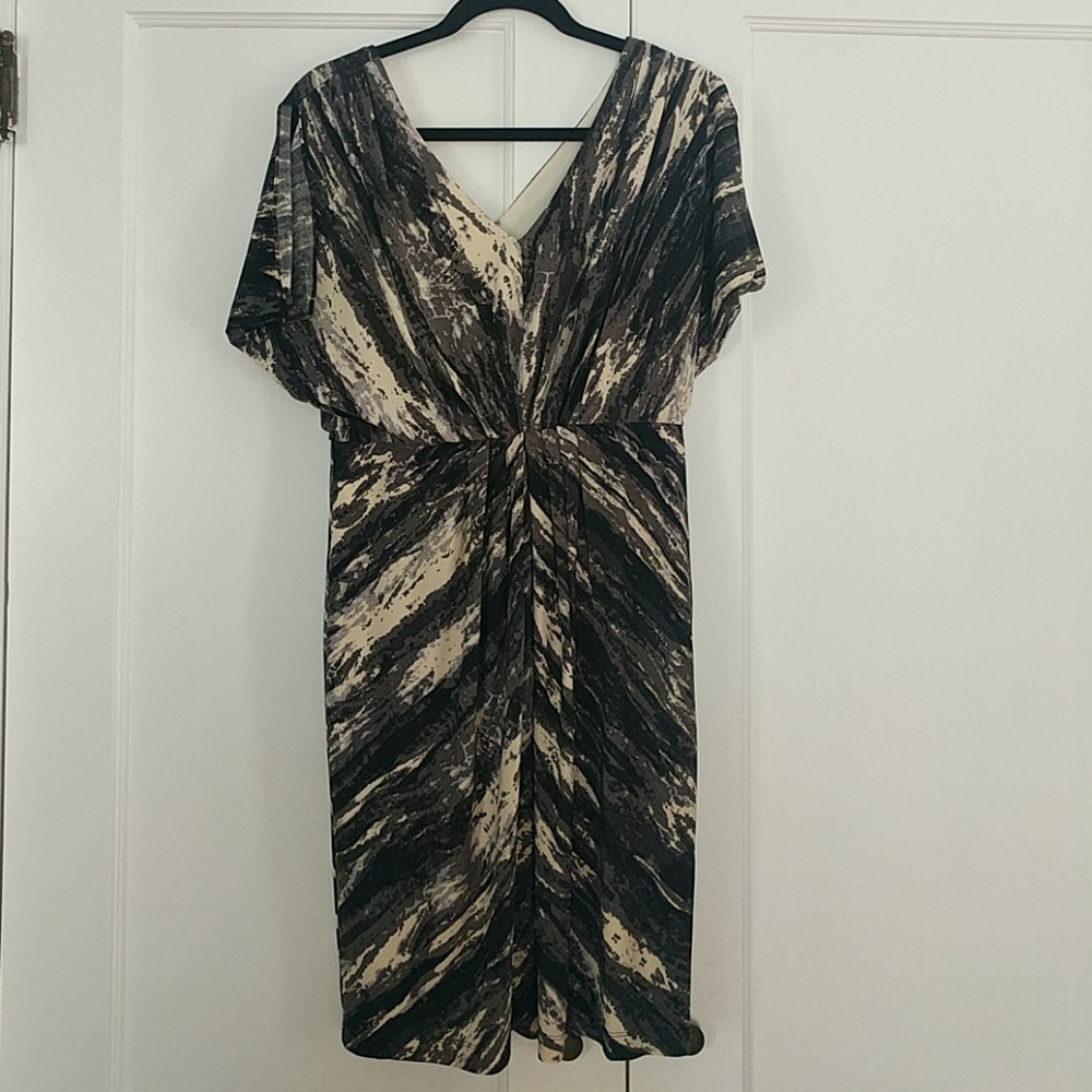 Suzi Chin Grey patterned dress