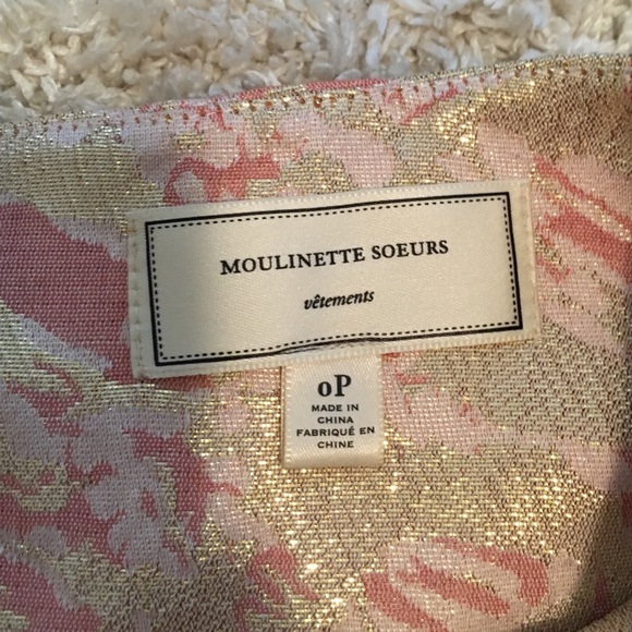 Anthropologie Pink and Gold Skirt 💥SALE - Picture 4 of 4