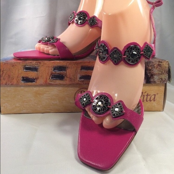 Women's Bella Vita Jeweled Sandal Heels - Picture 1 of 4