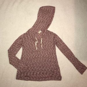 Knitted Hooded Sweater