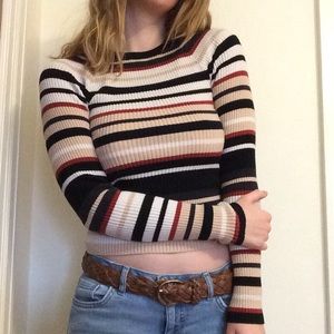 Forever 21 // Fitted Crew Neck Crop Sweater