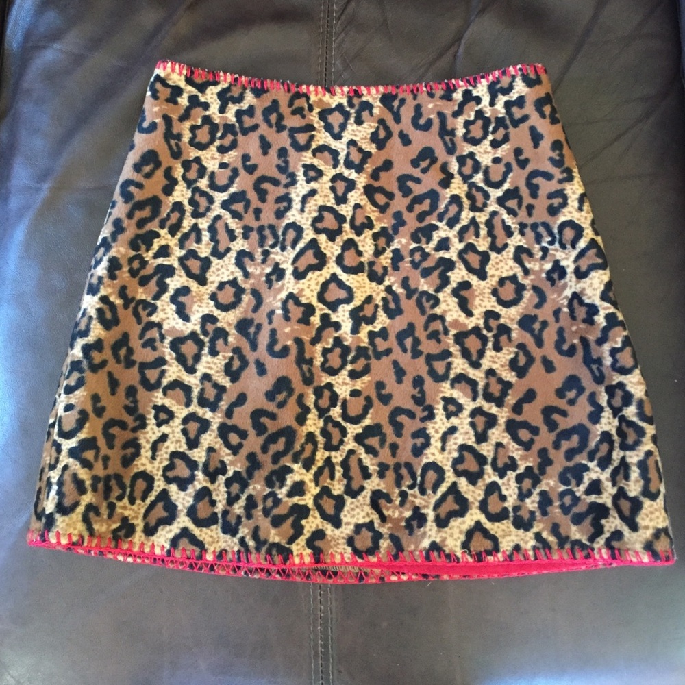 Girls Leopard Skirt