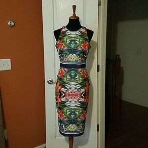 PRICE ⤵Womens short sleeve 🌷flowery pattern dress