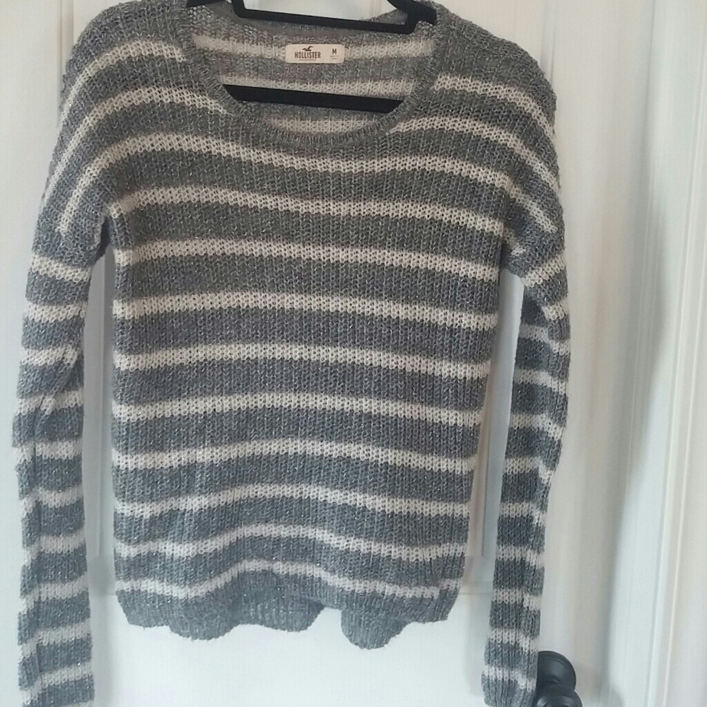Hollister hints of sparkle sweater