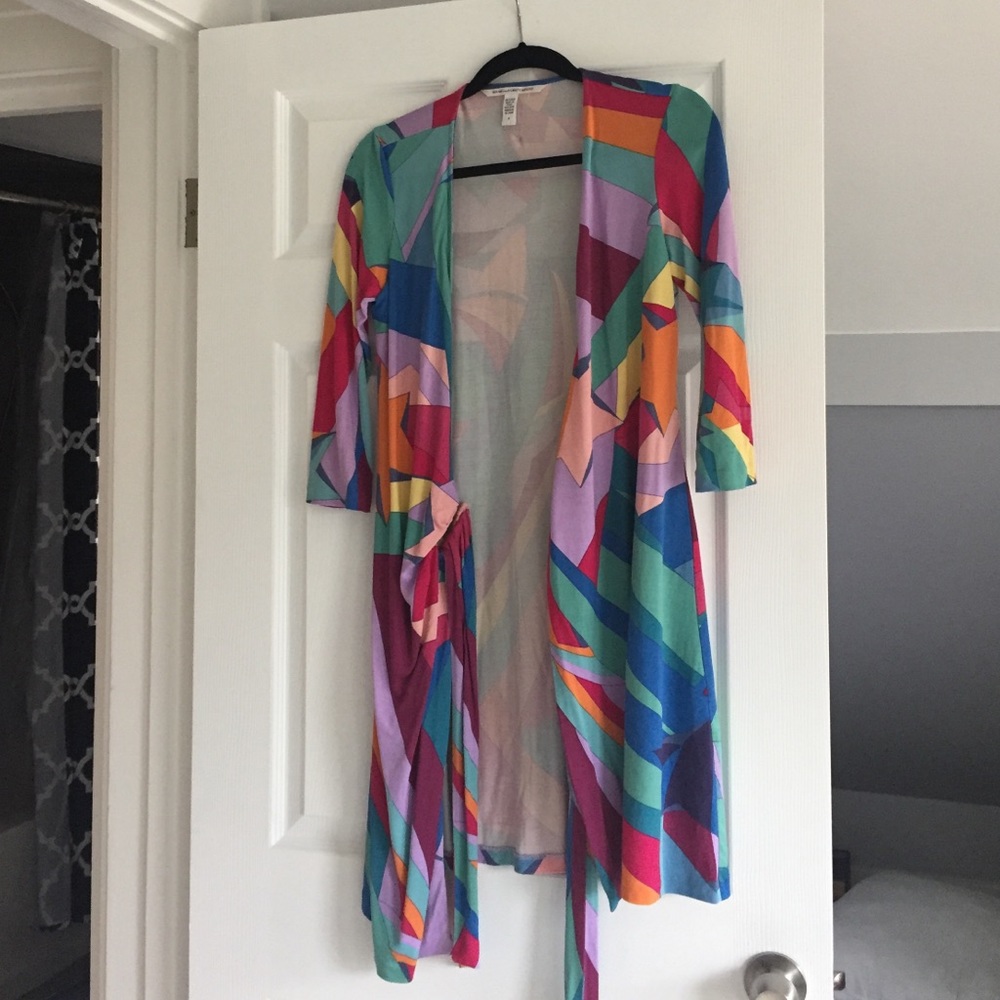 Gently used designer wrap dress